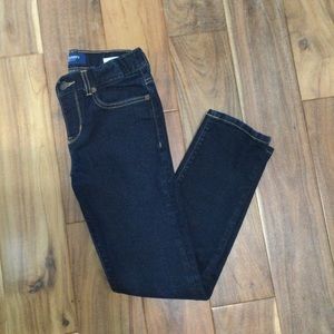 Boys OLD NAVY 10 regular dark skinny jeans denim pants adjustable waist Kids